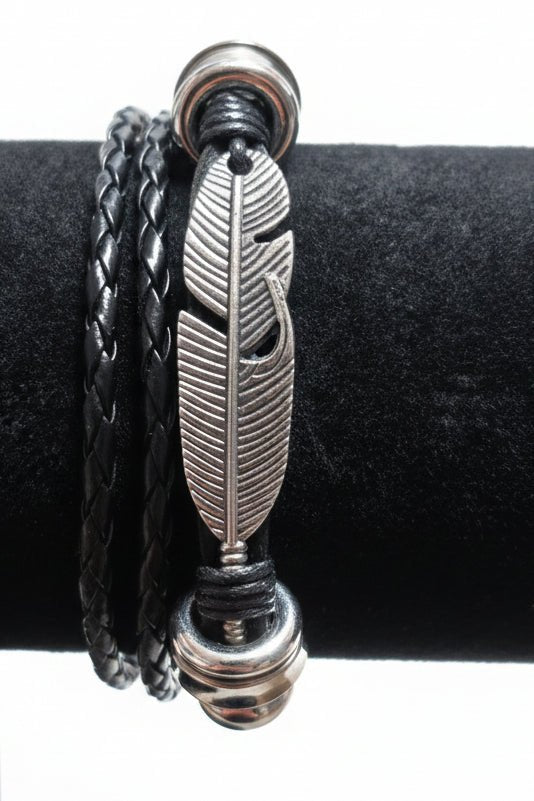 Boho stiliaus vyriška apyrankė - Photini Shop