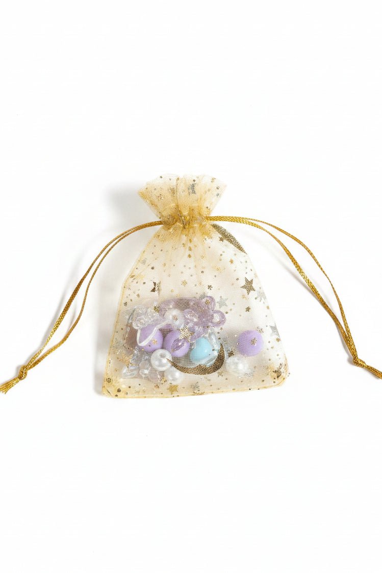 Dovanų maišelis aukso spalvos (7x9cm) - Photini Shop