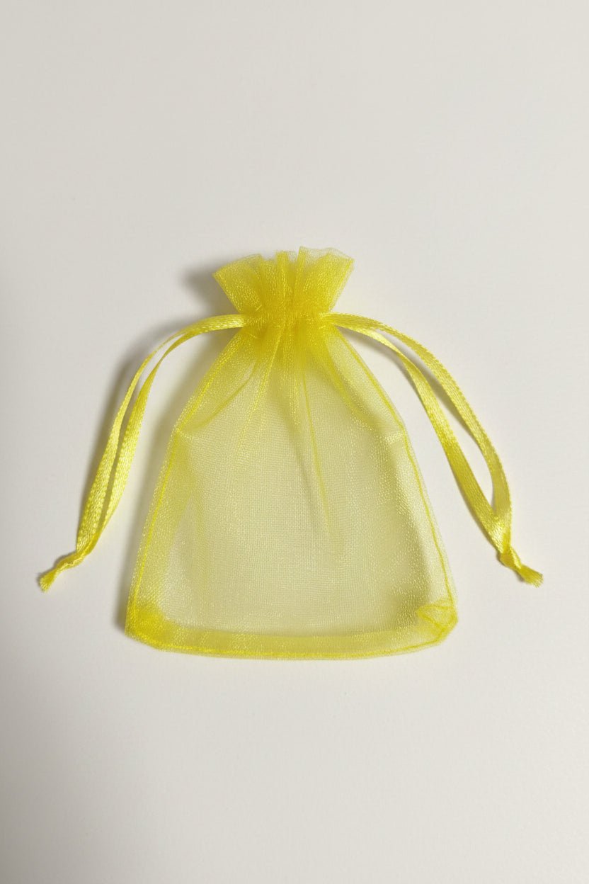 Dovanų maišelis geltonas (7x9cm) - Photini Shop