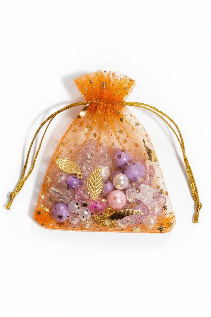 Dovanų maišelis oranžinis (7x9cm) - Photini Shop