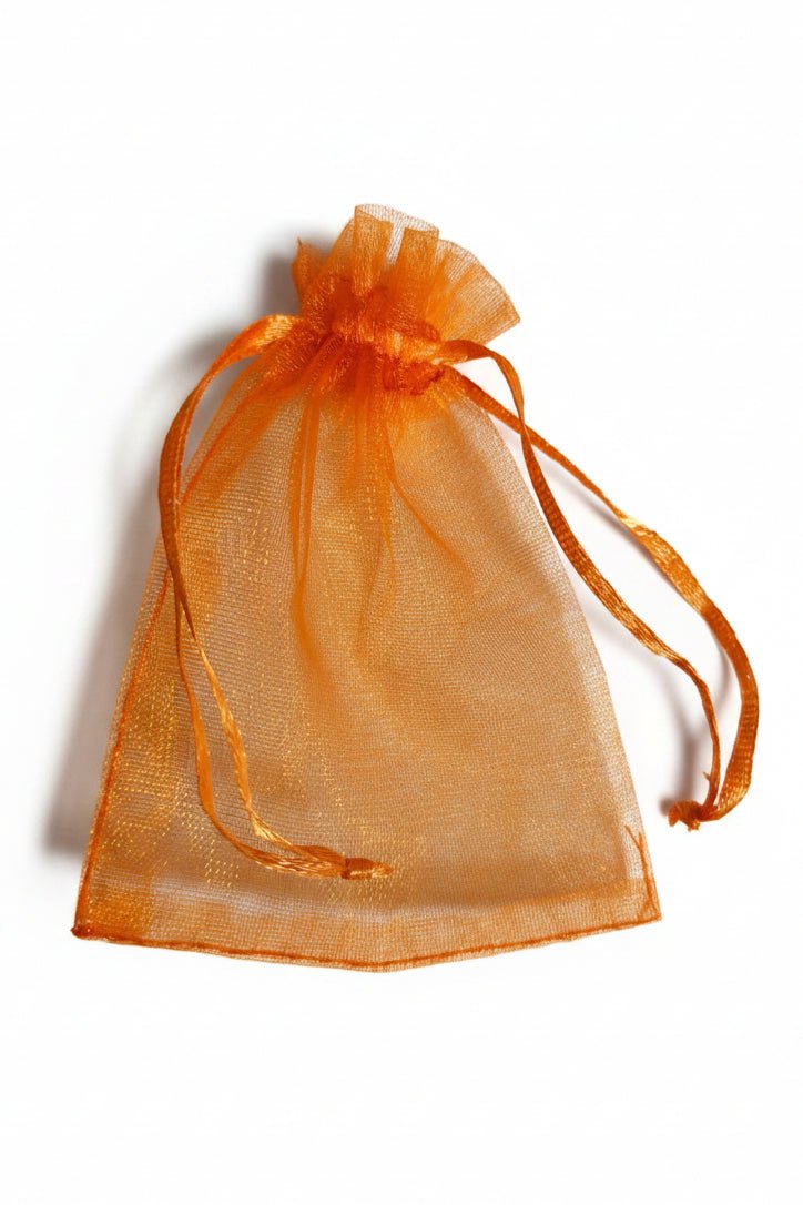 Dovanų maišelis oranžinis (7x9cm) - Photini Shop