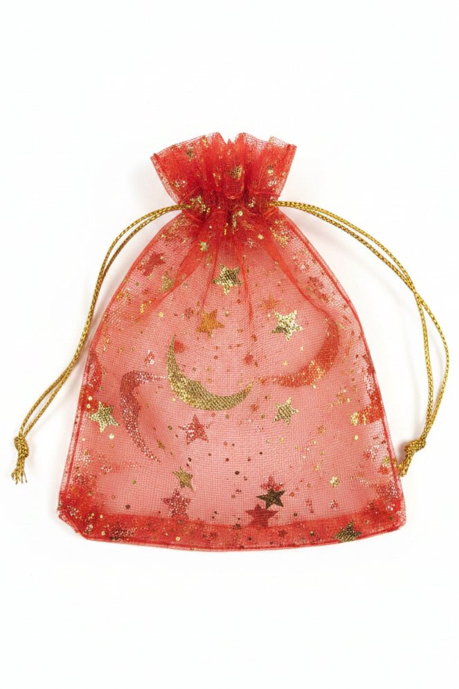 Dovanų maišelis raudonas (7x9cm) - Photini Shop