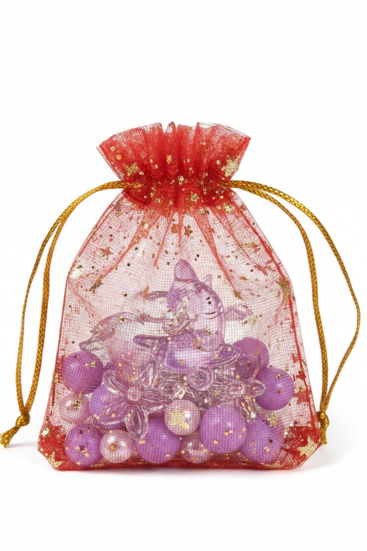 Dovanų maišelis raudonas (7x9cm) - Photini Shop