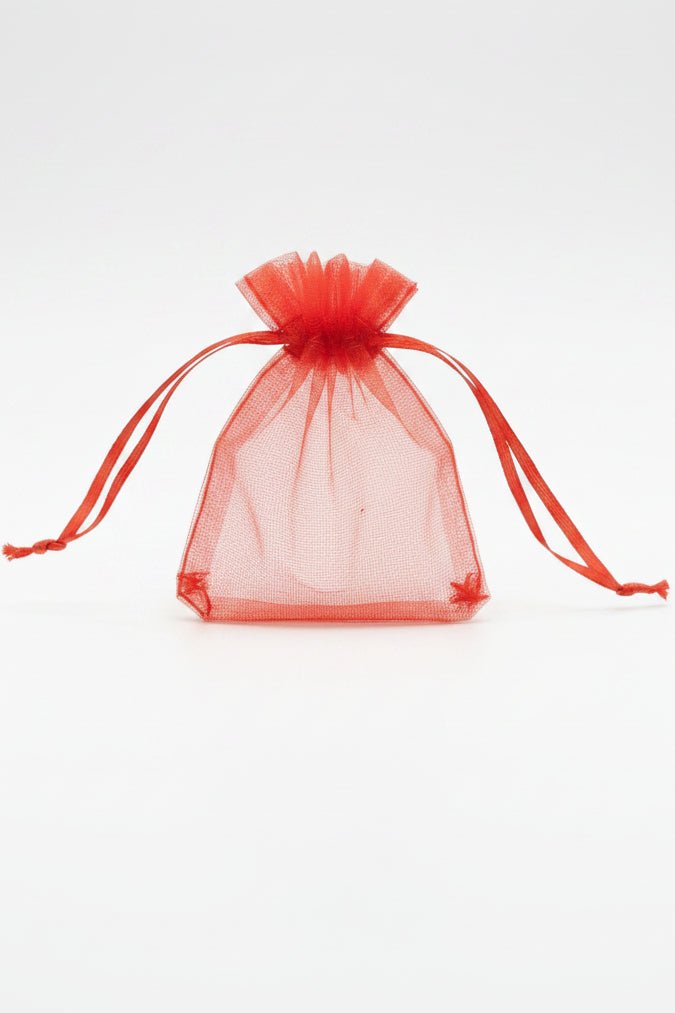 Dovanų maišelis raudonas (7x9cm) - Photini Shop
