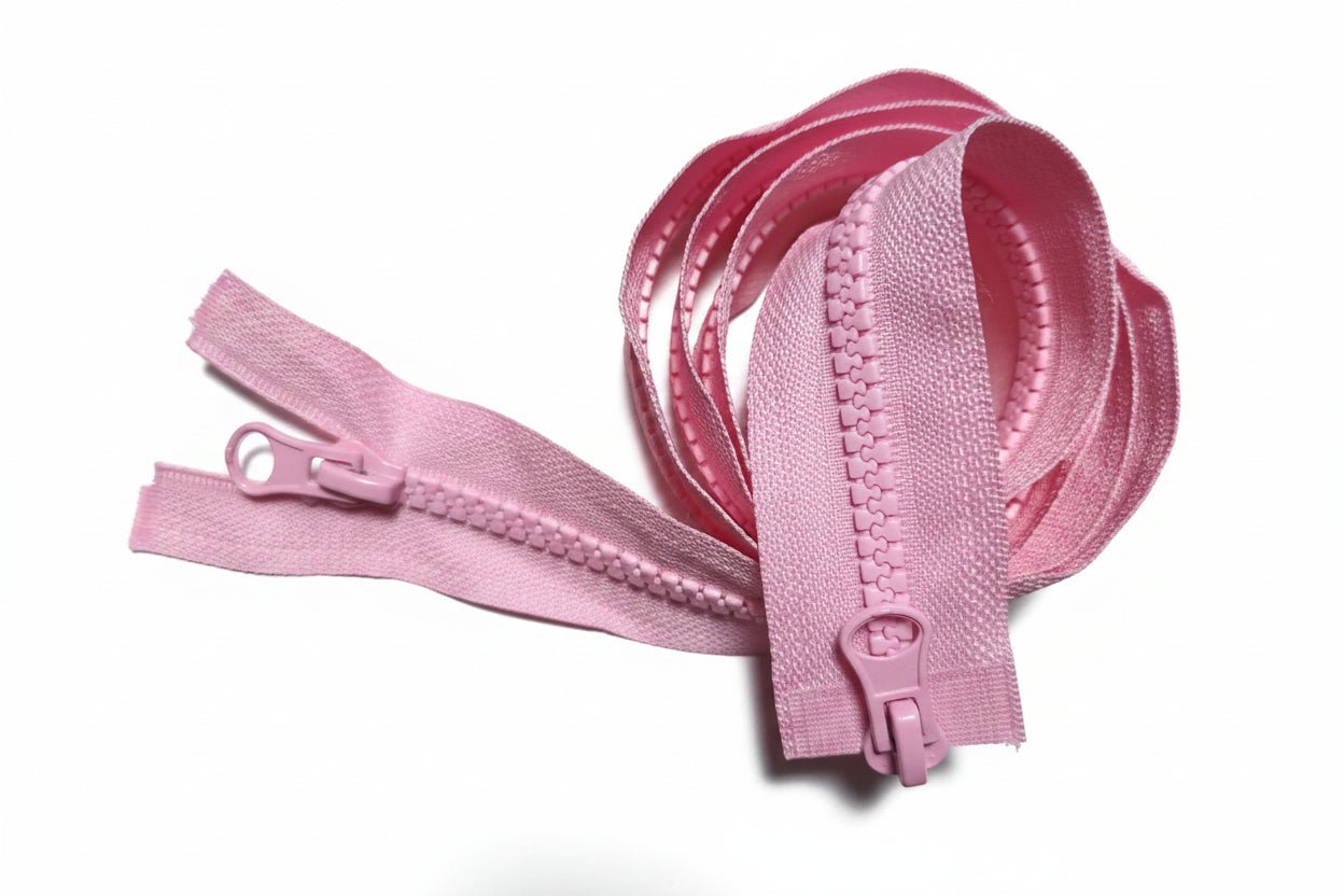 Rožinis plastikinis užtrauktukas (120cm/ 35.43) - Photini Shop