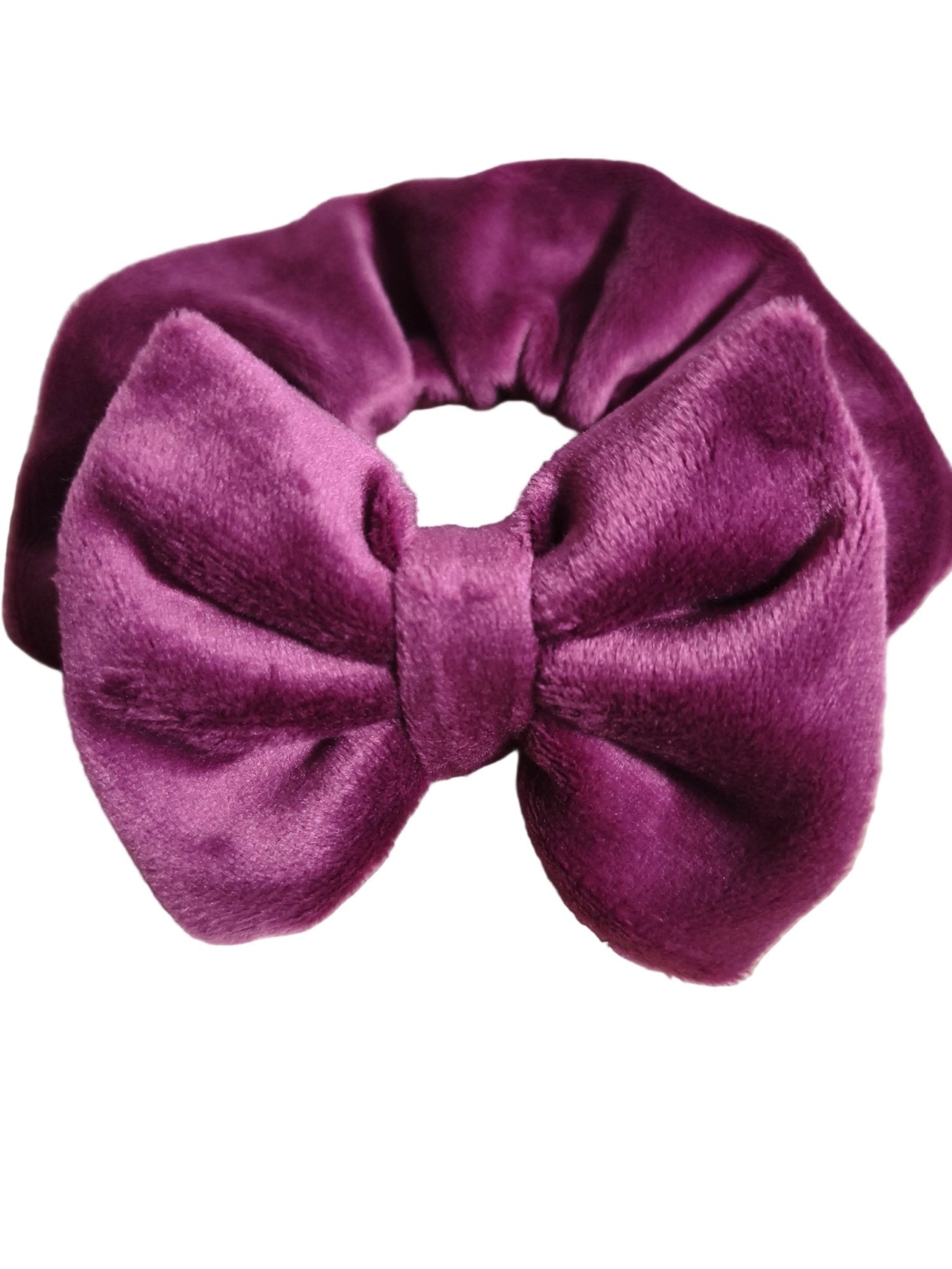 Veliūrinė plaukų gumytė su kaspinų - Photini Shop