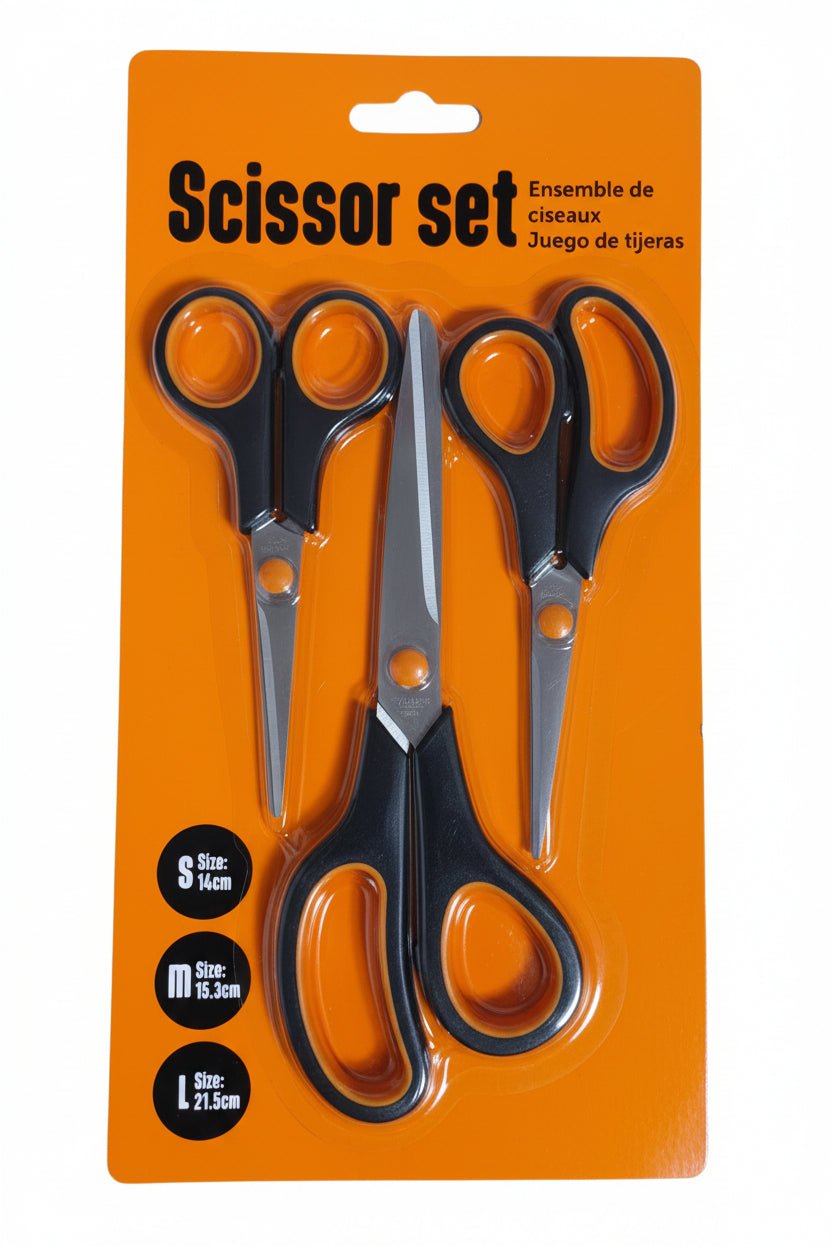 Žirklių rinkinys (14cm;15,5cm;21,5cm) - Photini Shop